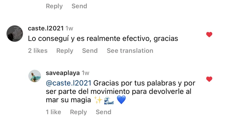 Reseña real de cliente