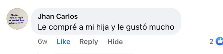 Reseña real de cliente