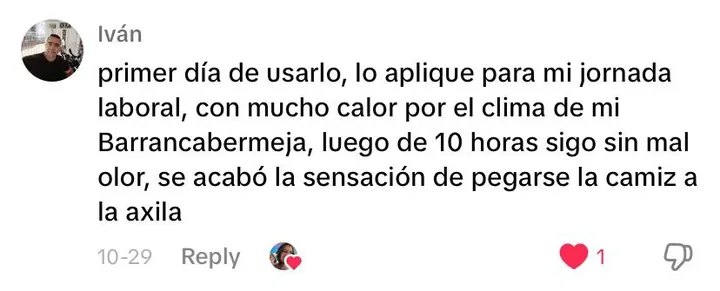 Reseña real de cliente