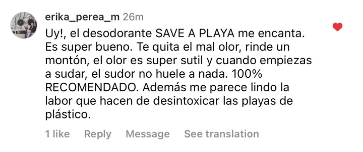 Reseña real de cliente