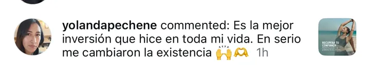 Reseña real de cliente