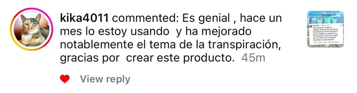 Reseña real de cliente