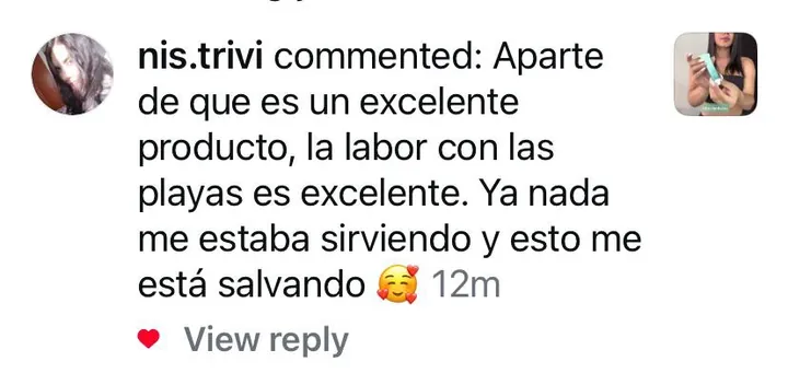 Reseña real de cliente