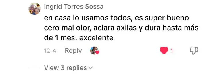 Reseña real de cliente