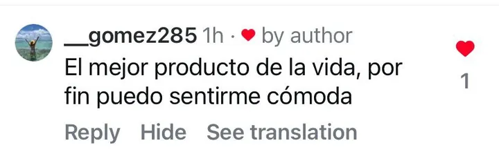 Reseña real de cliente