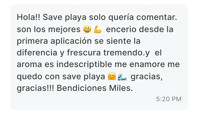 Reseña real de cliente